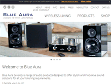 Tablet Screenshot of blueaura.co.uk